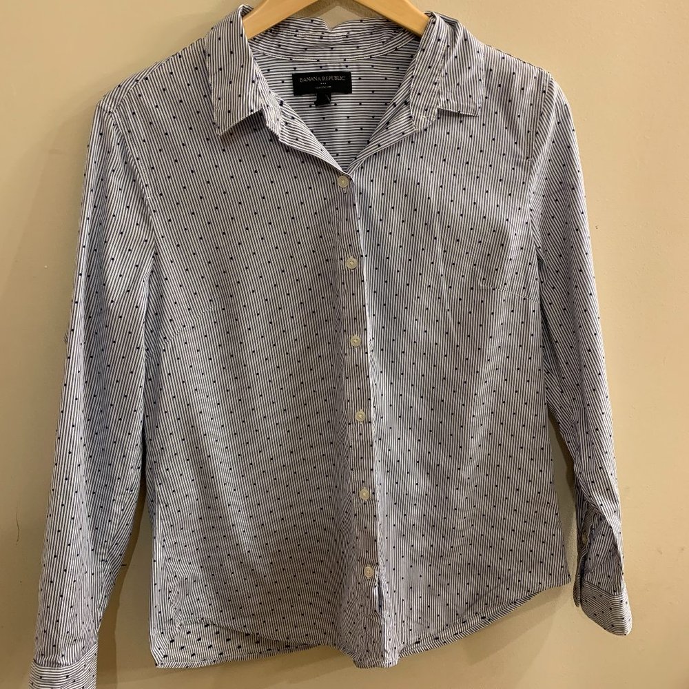 Banana Republic Blue Button Down